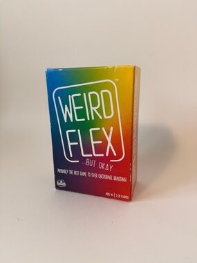 Weird Flex Rainbow Party Card Game - Colorful Social Card Game